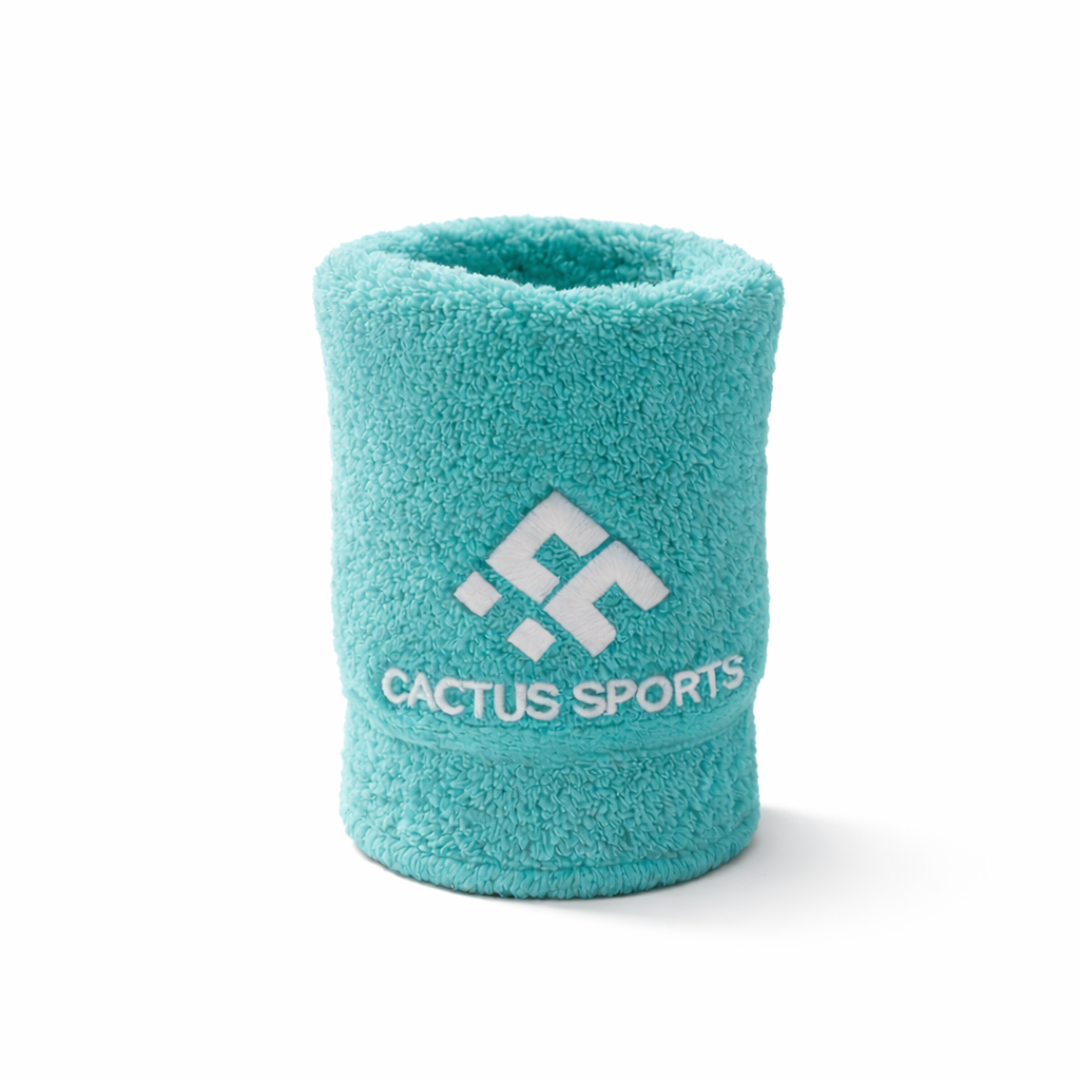 Cactus sports Wrist sweatband breathable extra soft sweat Absorbent for Men & Women for sports ( Customized Logo available)